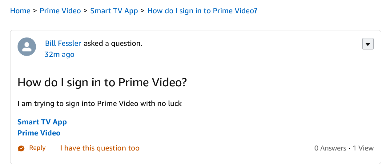 How do I sign in to Prime Video?